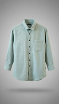 Textured Weave Regular Fit Shirt – Mint Green