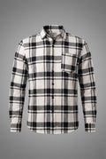Modern Black & White Check Shirt